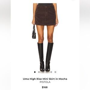 NWT Pistola Uma Mini Skirt, Mocha, size 23
